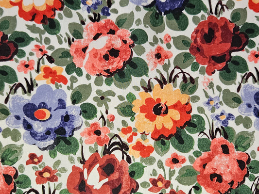 Liberty Tana Lawn Fabric - Florence - Red