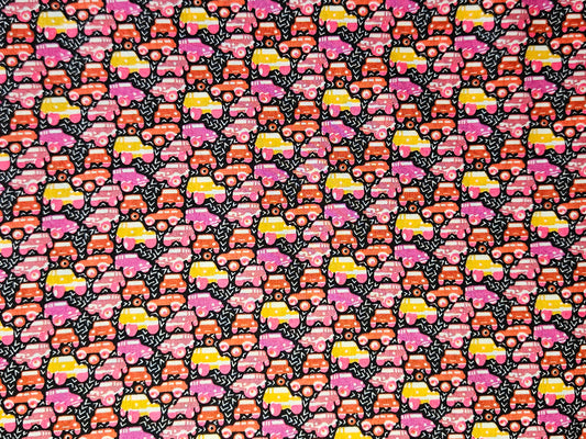 Tana Lawn Fabric - Hunter Truck