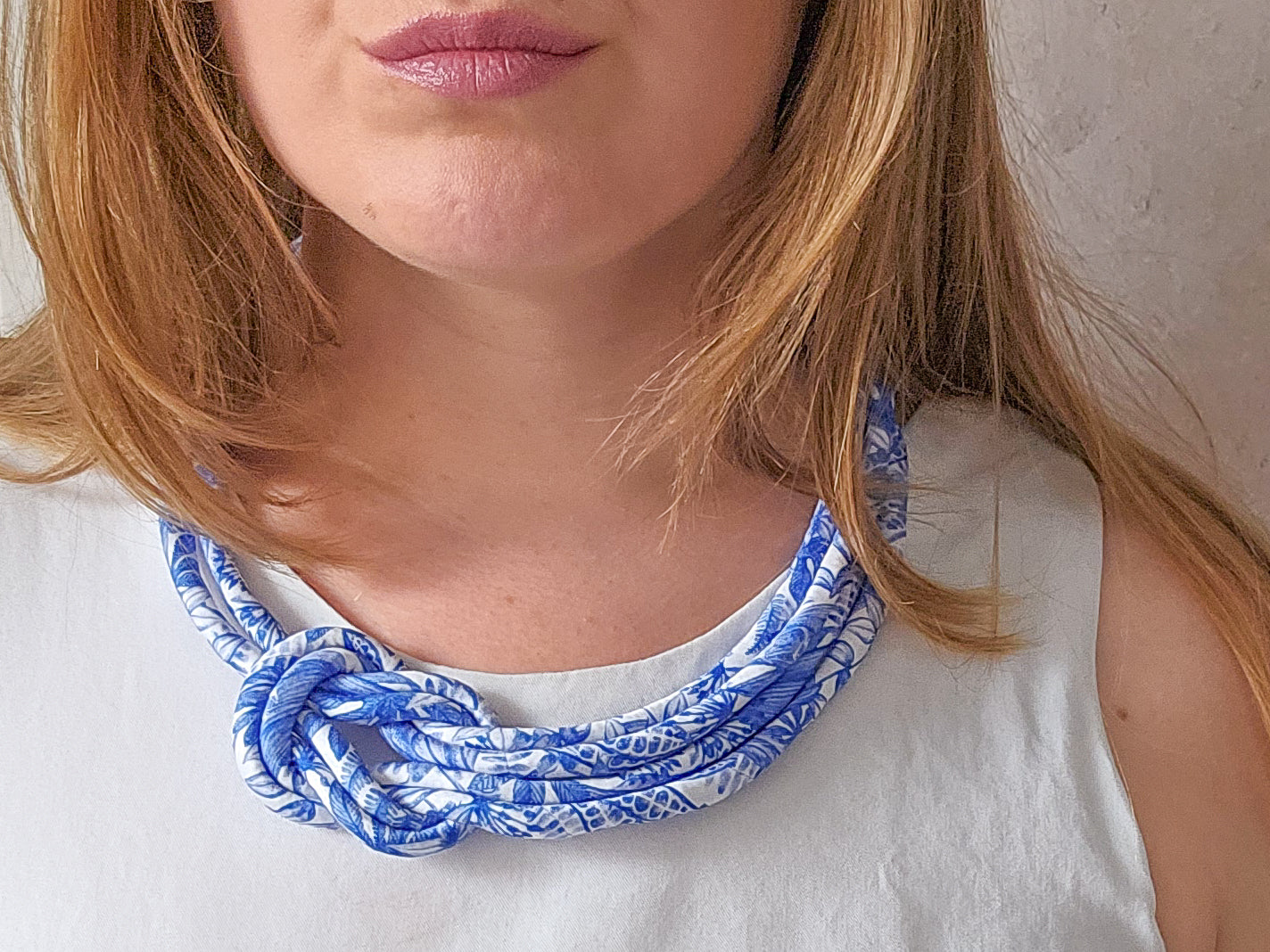 Reef Knot Necklace - Forest