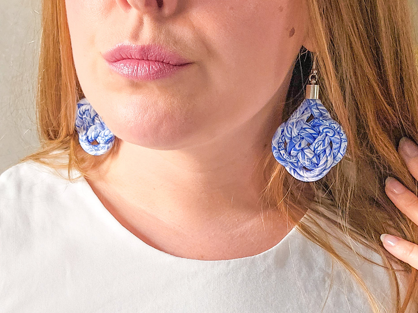 Basket Knot Earrings - City