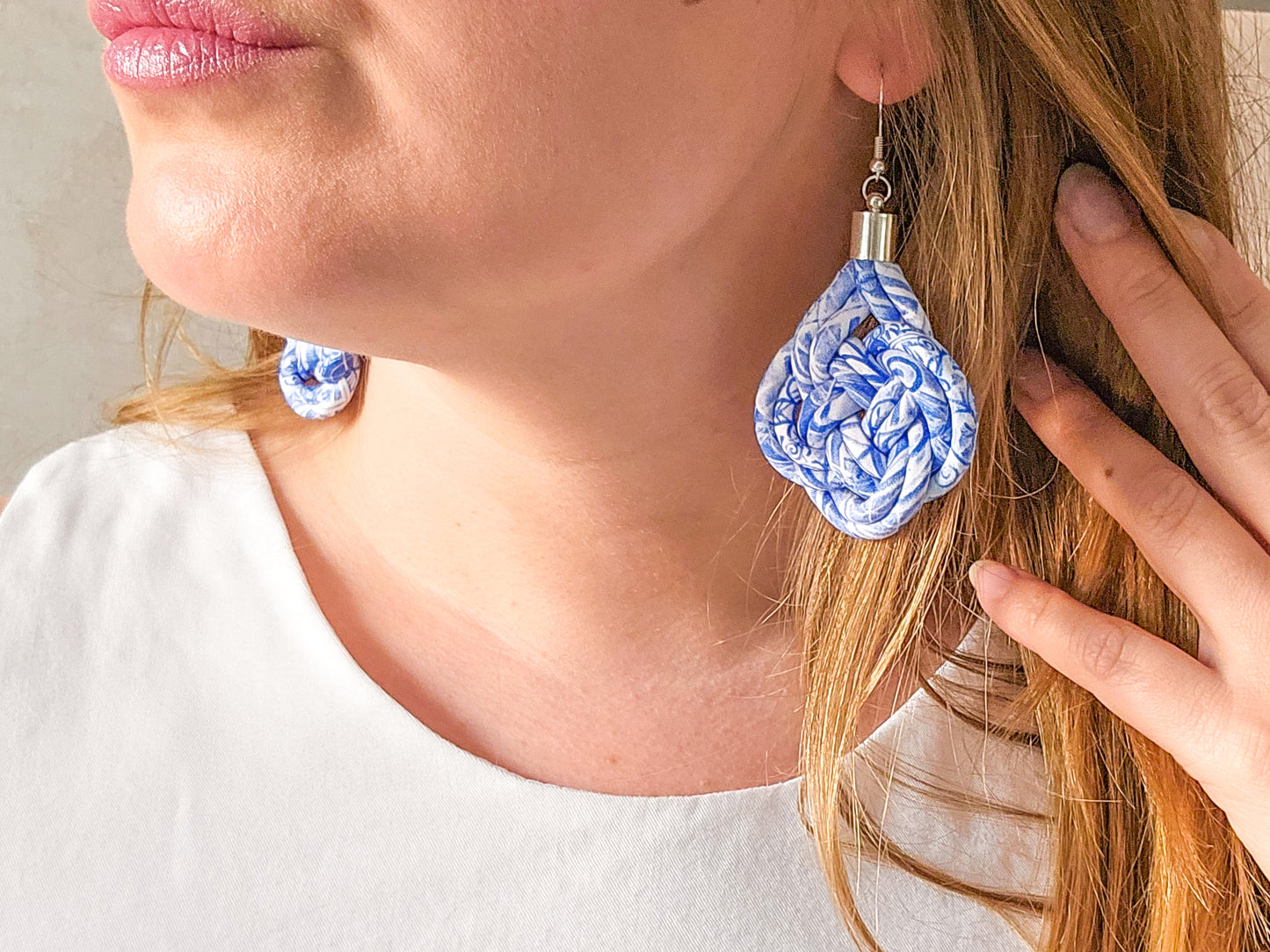 Basket Knot Earrings - City