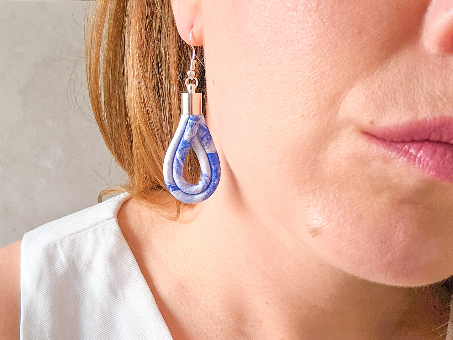 Teardrop Earrings - Sea