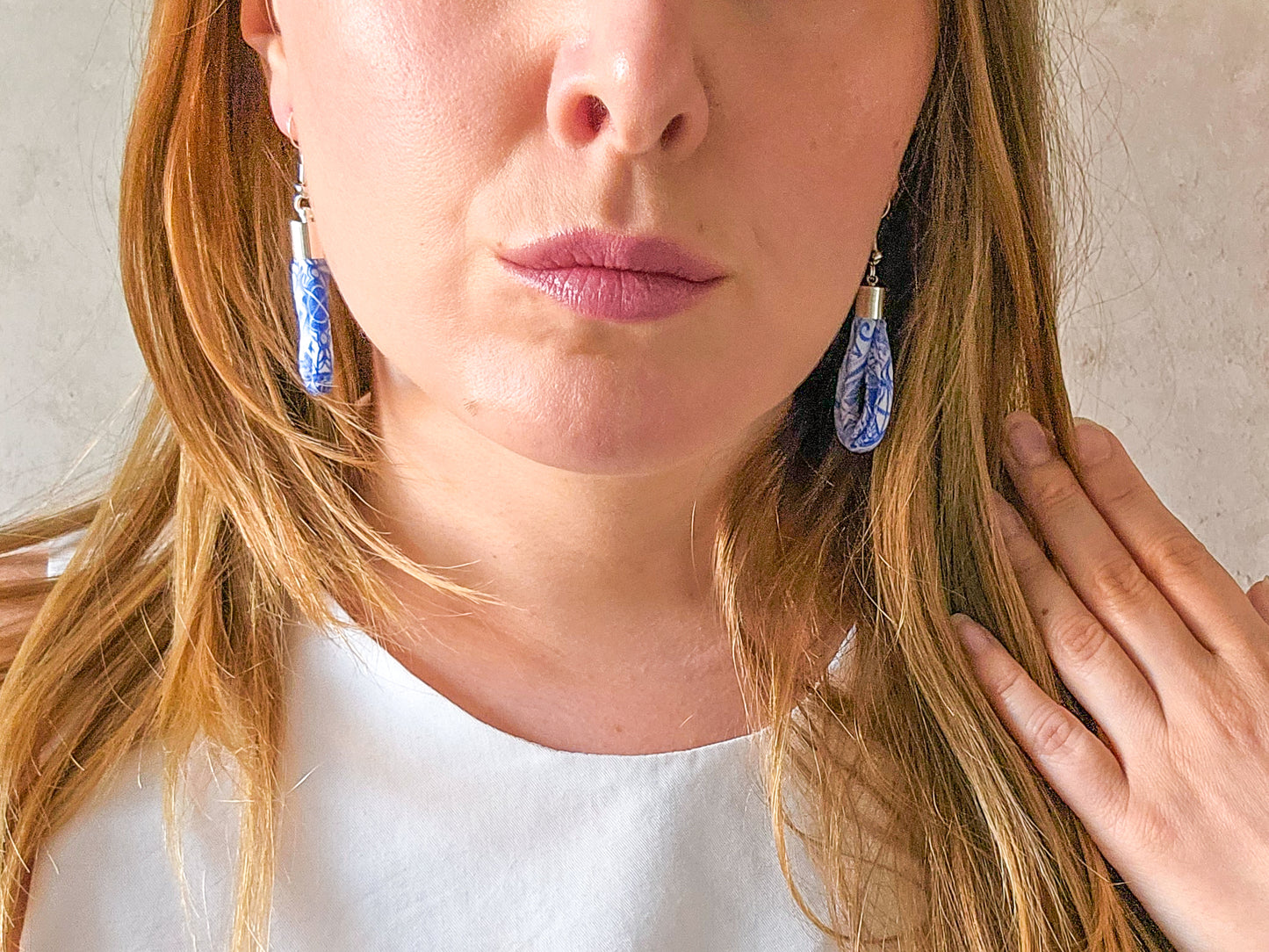 Teardrop Earrings - City