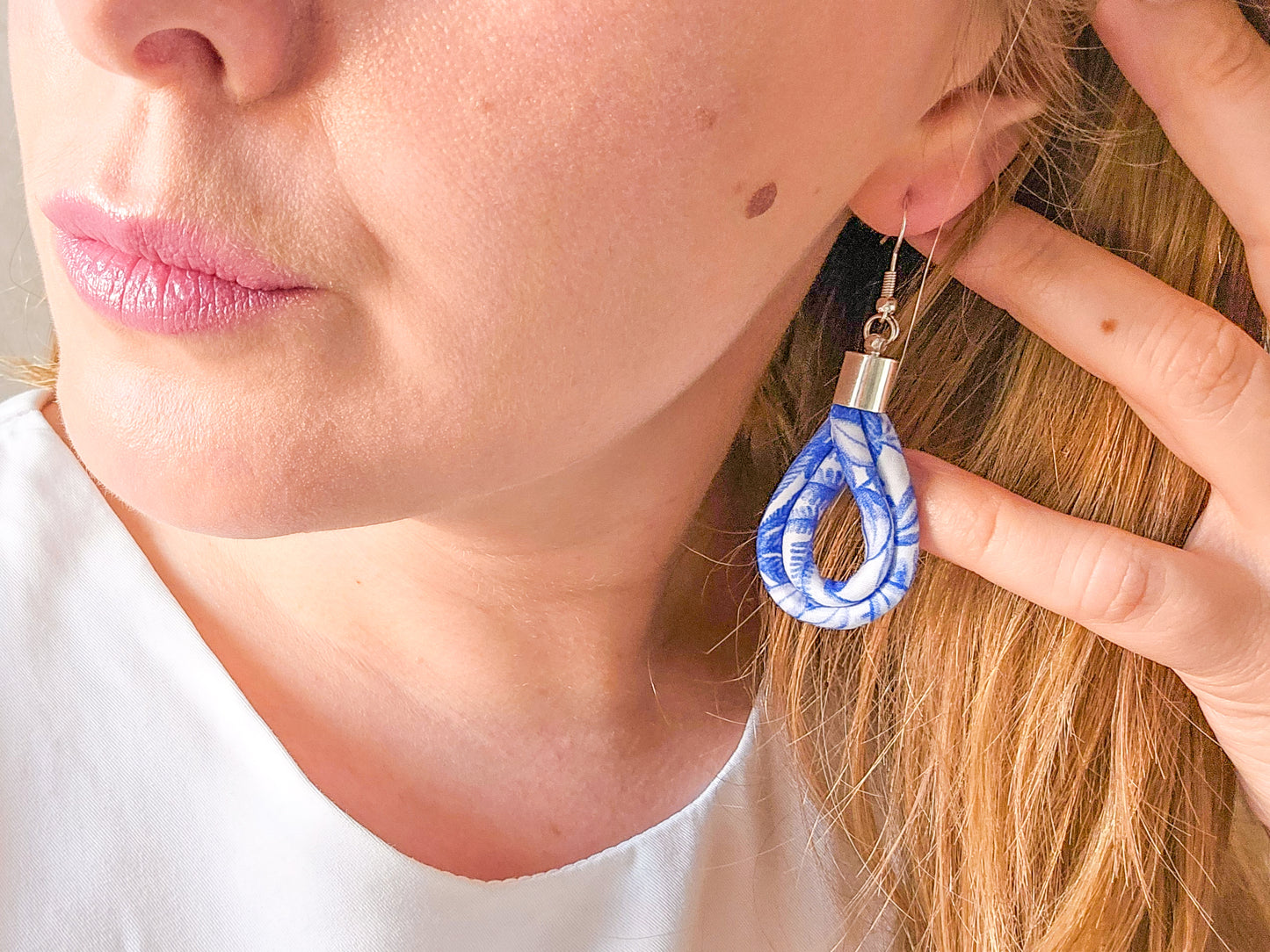 Teardrop Earrings - Forest