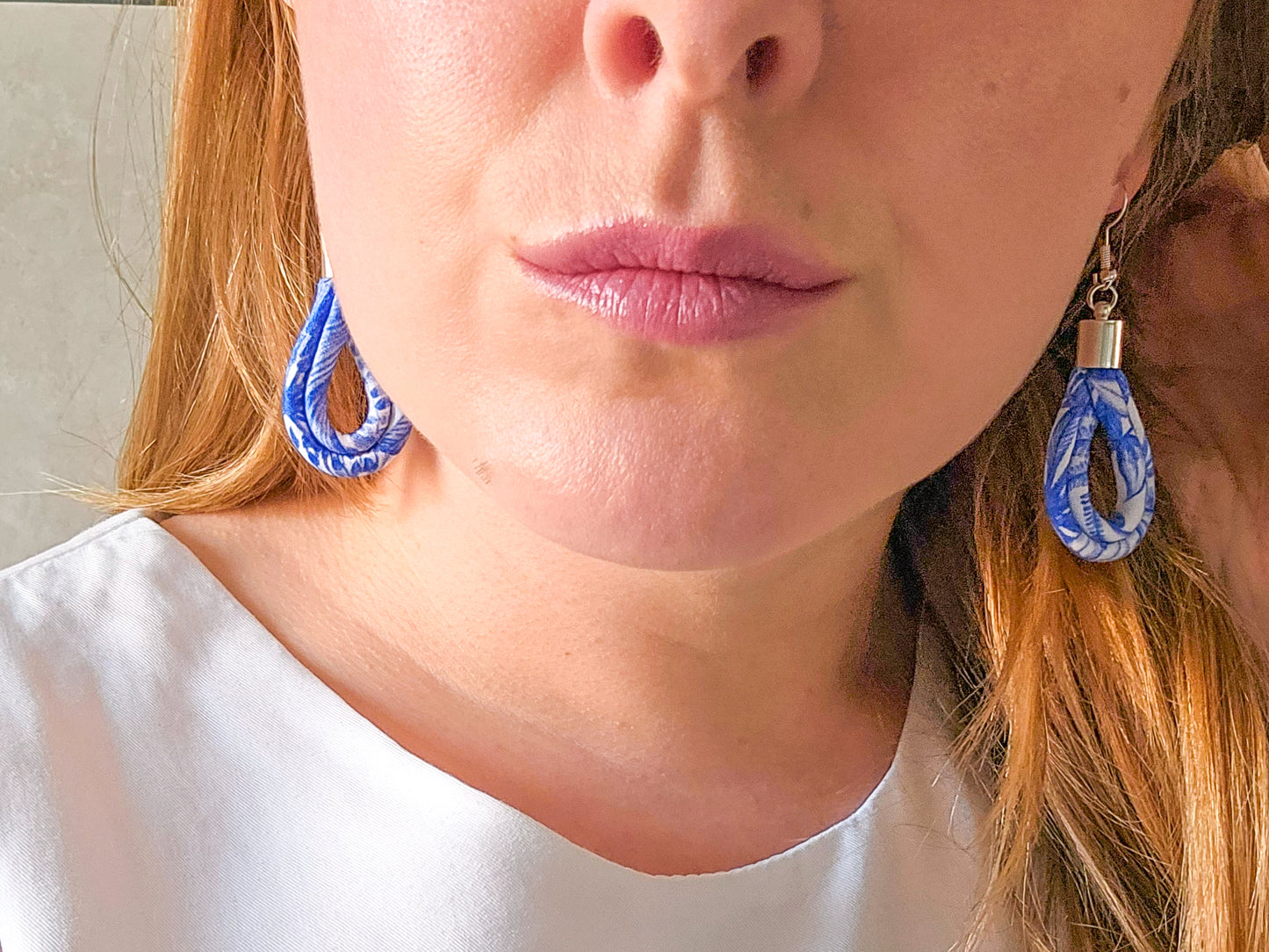 Teardrop Earrings - Forest