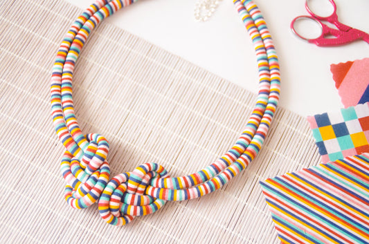 Eight Knot Necklace - Candy