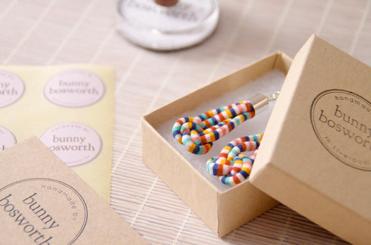 Knot Earrings - Candy