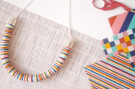 Chunky Rope Pendant - Candy