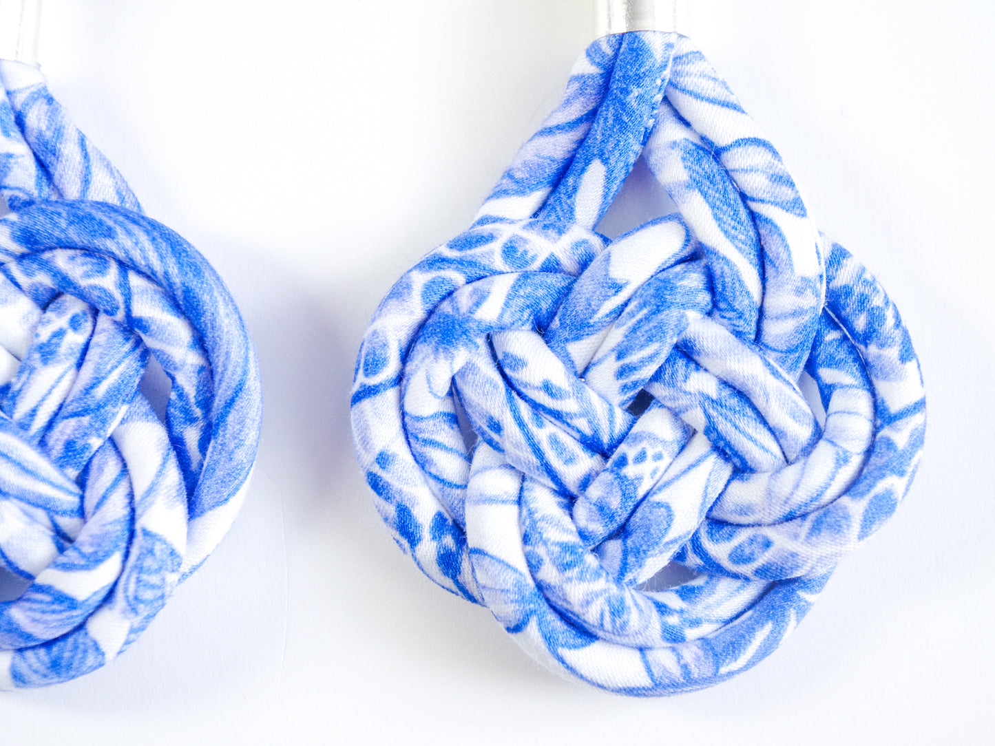 Basket Knot Earrings - Forest