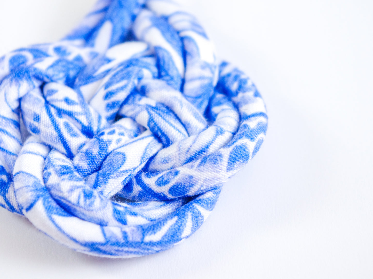Basket Knot Earrings - Forest