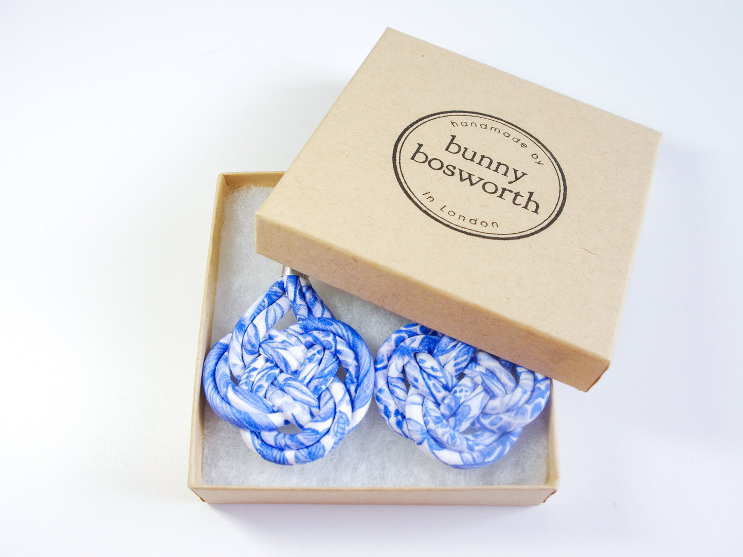 Basket Knot Earrings - Forest