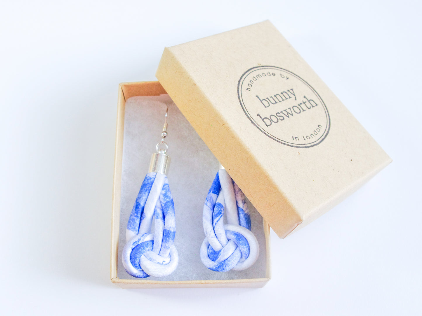 Knot Earrings - Sea