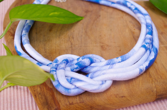 Reef Knot Necklace - Sea