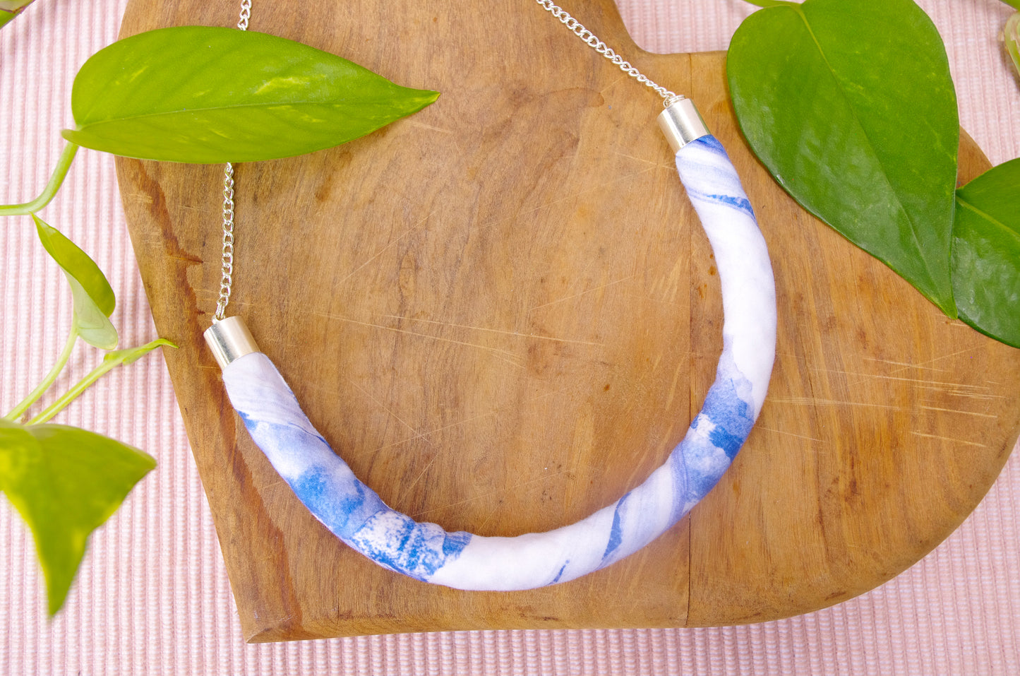 Chunky Rope Pendant - Sea