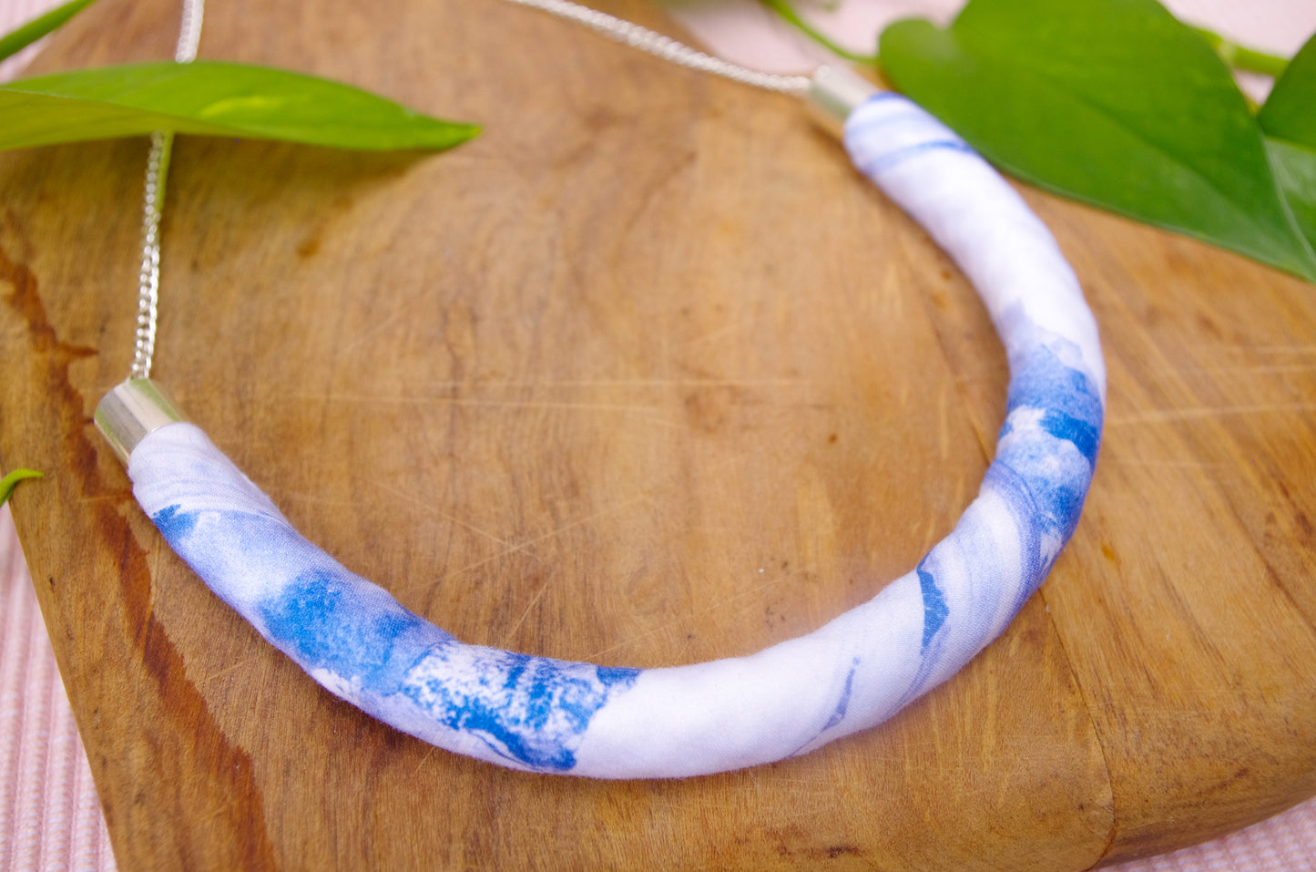 Chunky Rope Pendant - Sea