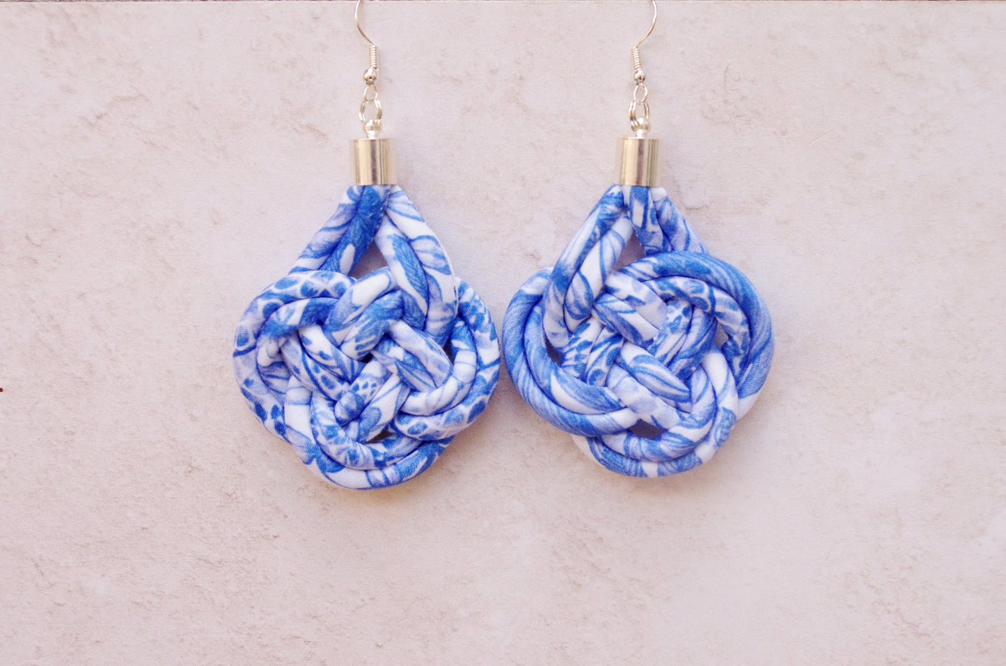 Basket Knot Earrings - Forest