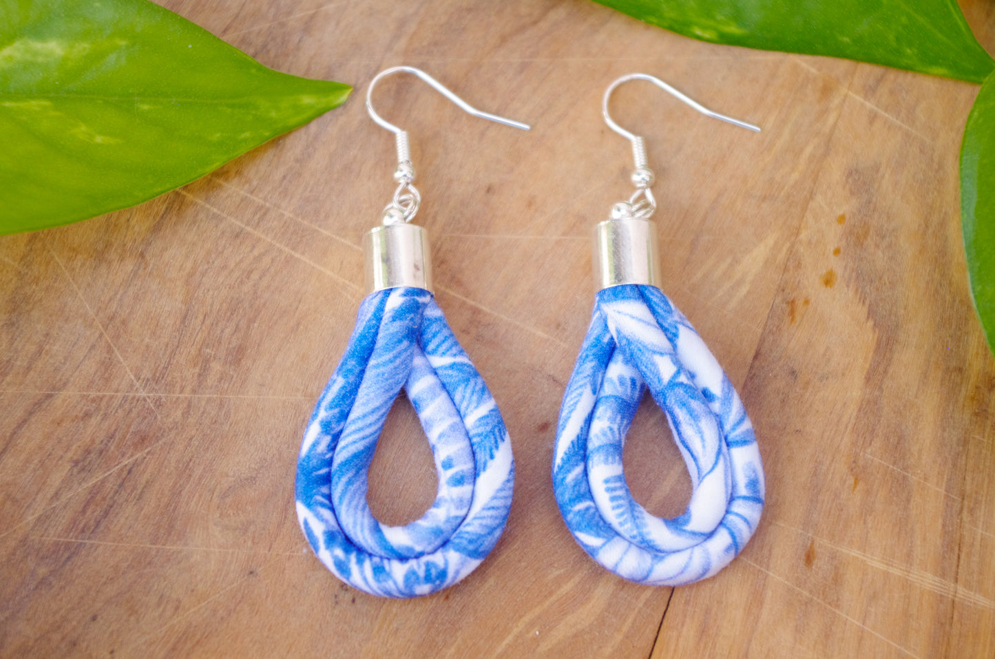 Teardrop Earrings - Forest