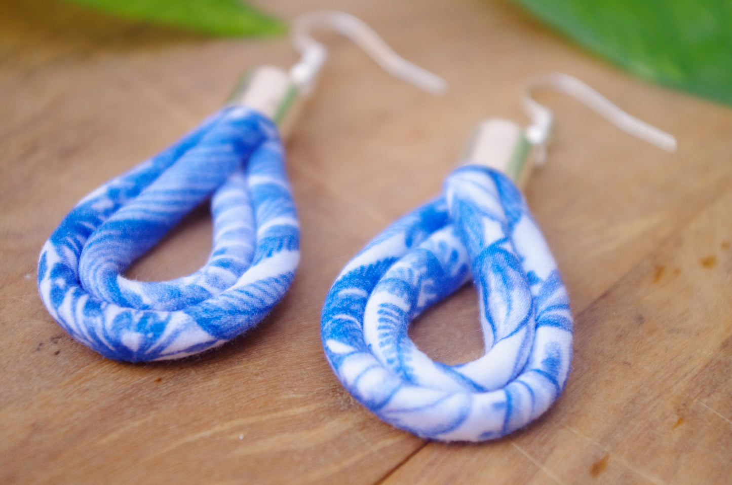 Teardrop Earrings - Forest