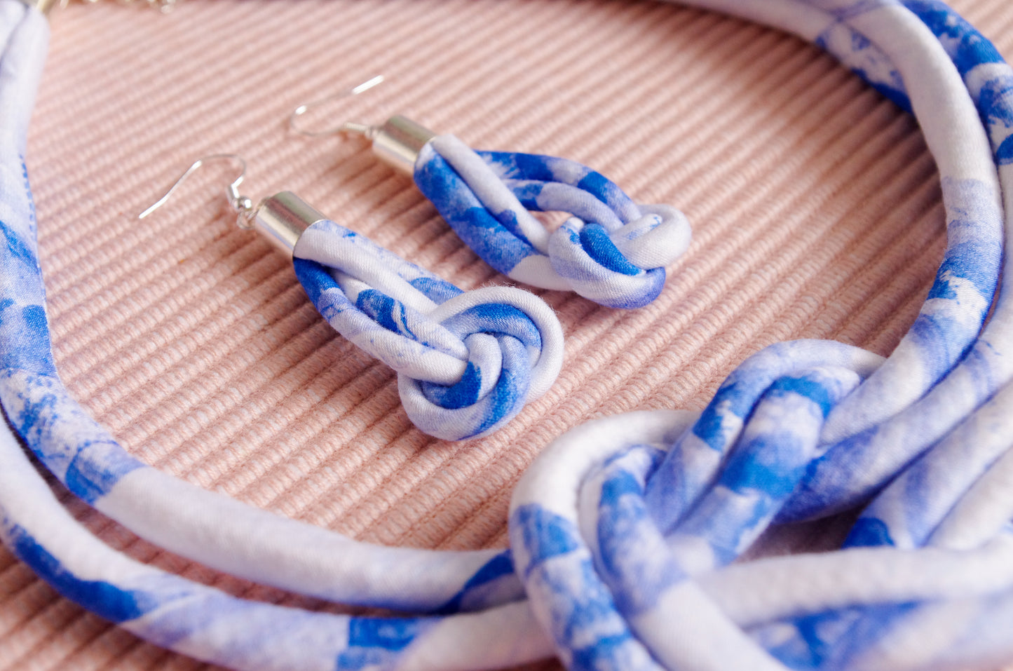 Reef Knot Necklace - Sea