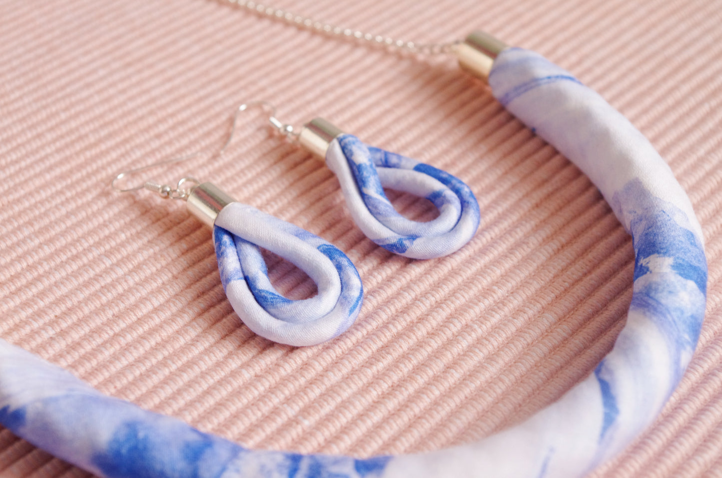 Chunky Rope Pendant - Sea