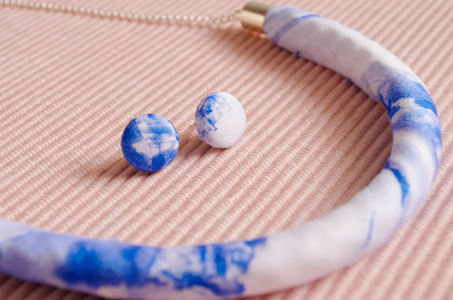 Chunky Rope Pendant - Sea