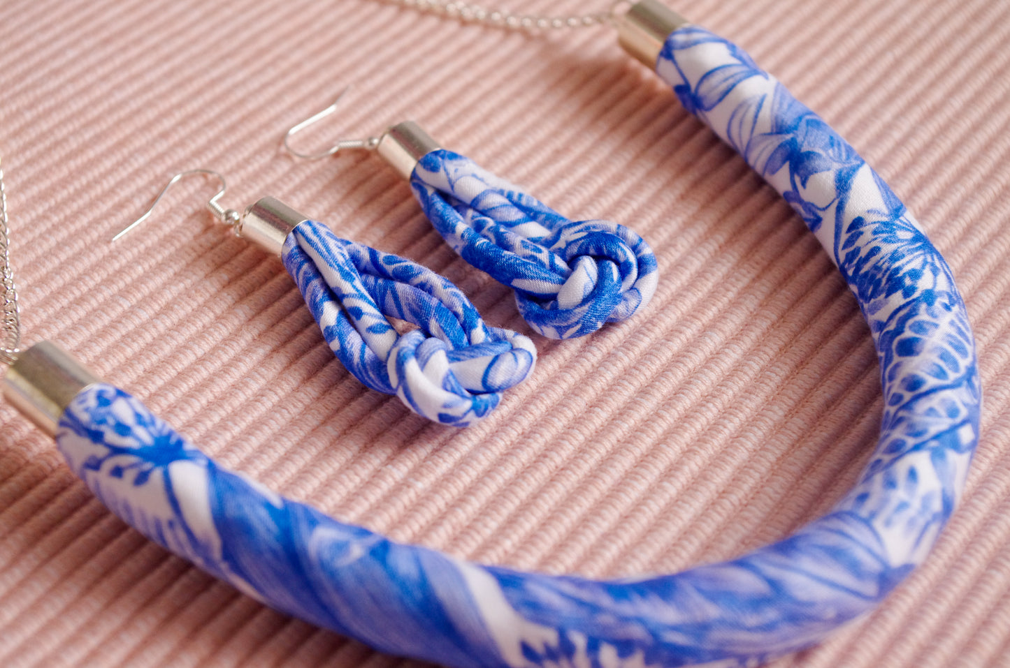 Chunky Rope Pendant - Forest