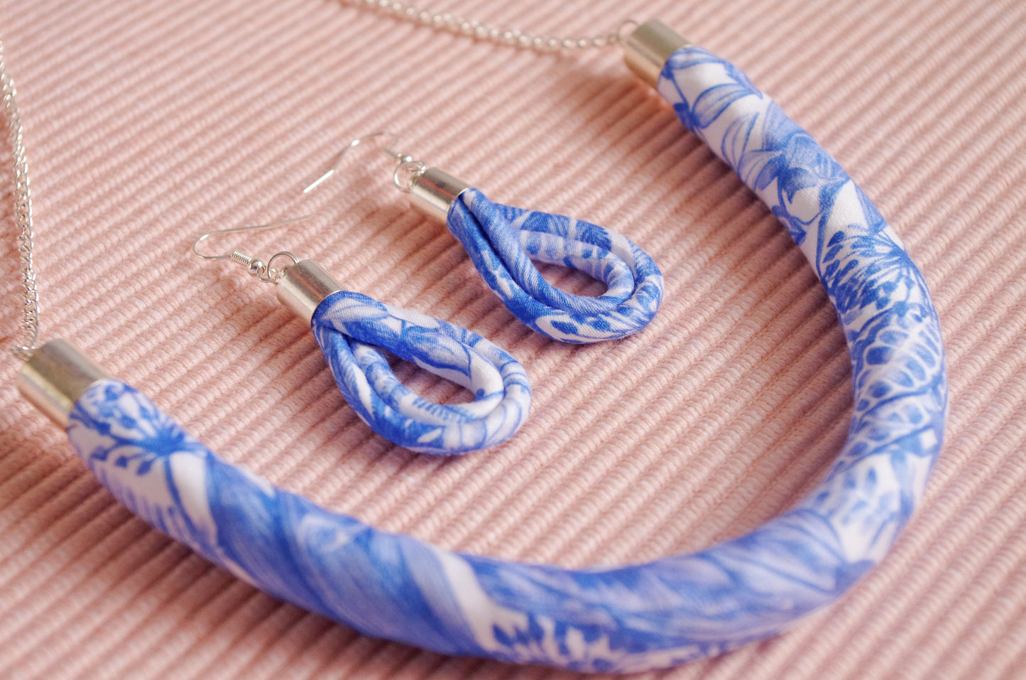 Chunky Rope Pendant - Forest