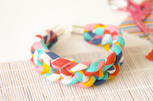 Braid Bangle - Harlequin