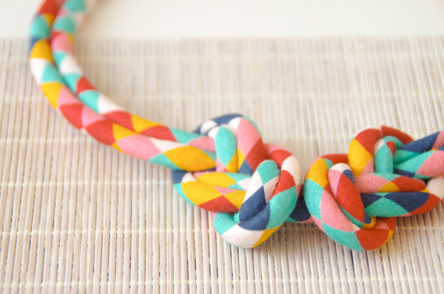 Eight Knot Necklace - Harlequin