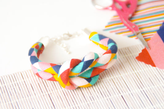 Reef Knot Bracelet - Harlequin