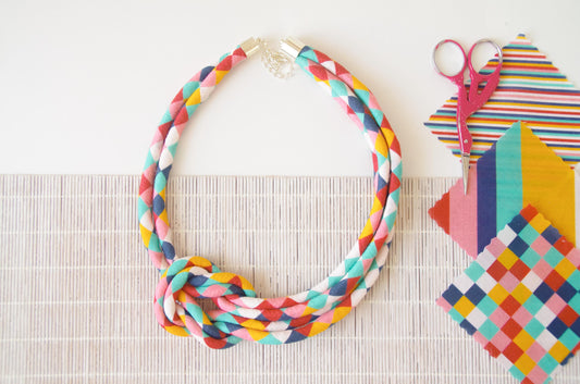 Reef Knot Necklace - Harlequin