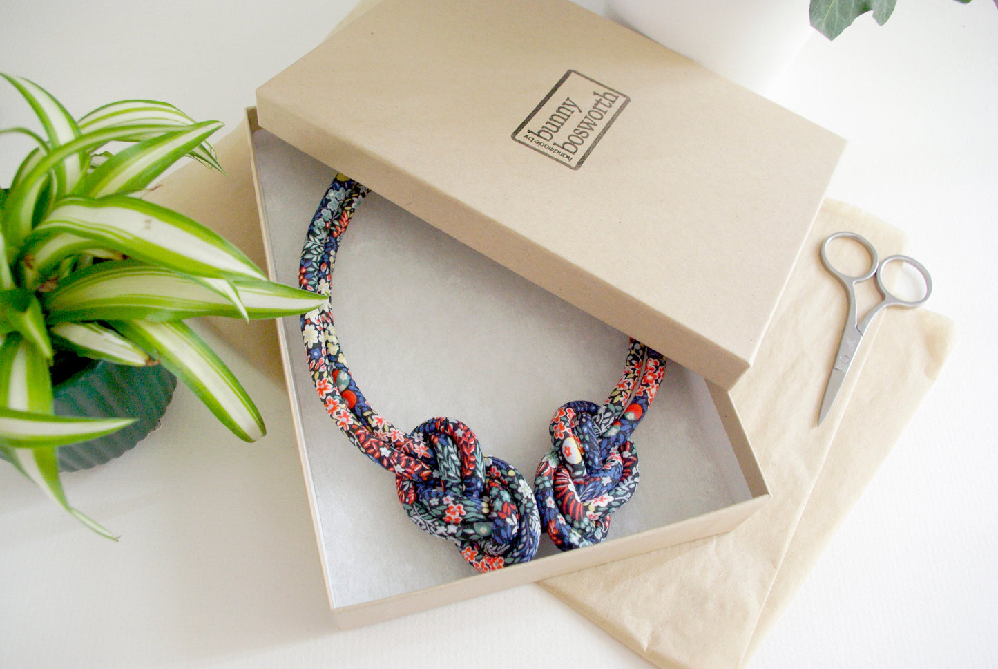 Eight Knot Necklace - Elderberry