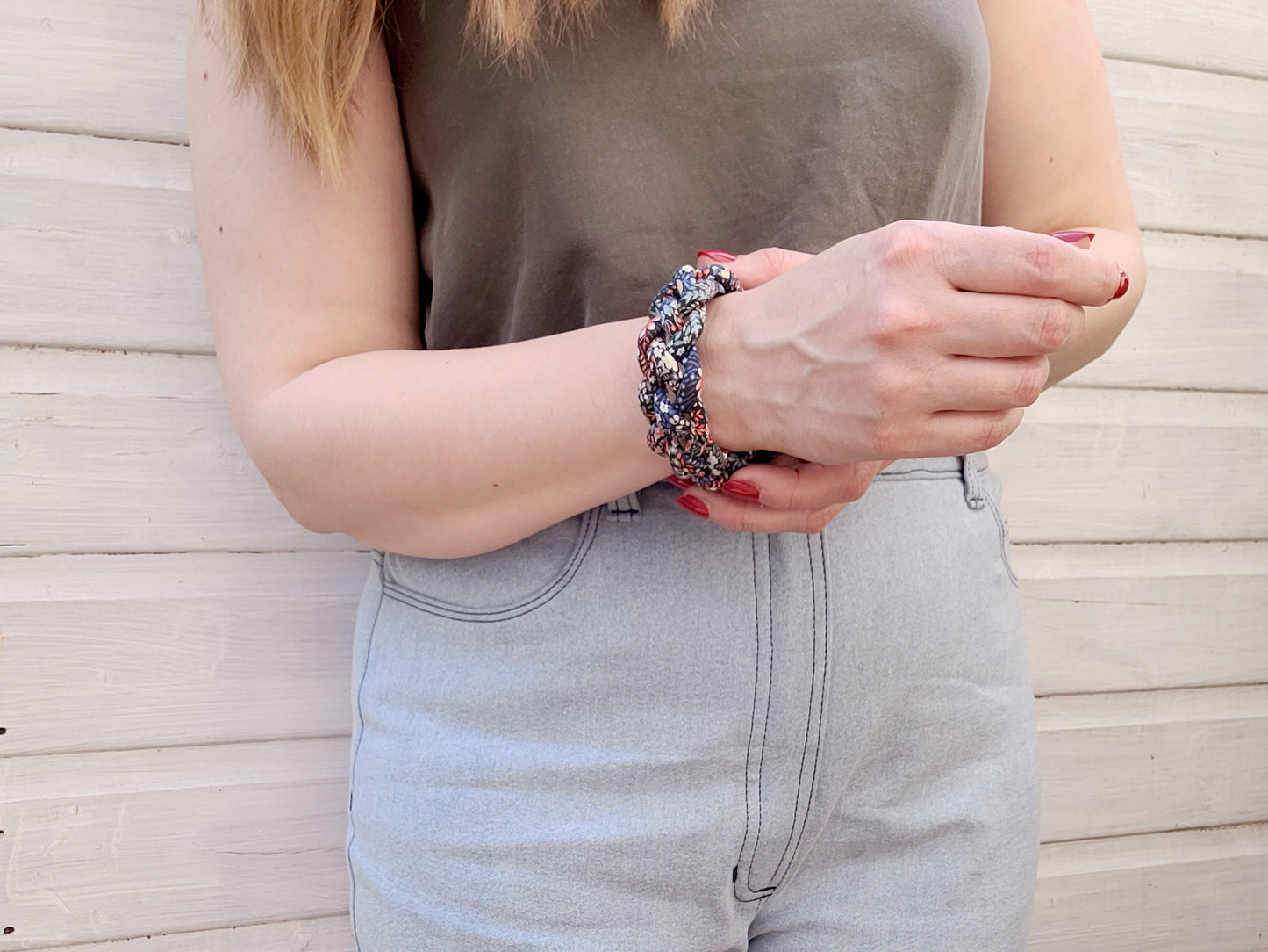 Braid Bangle - Elderberry