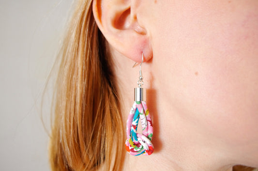 Basket Knot Earrings - California Bloom