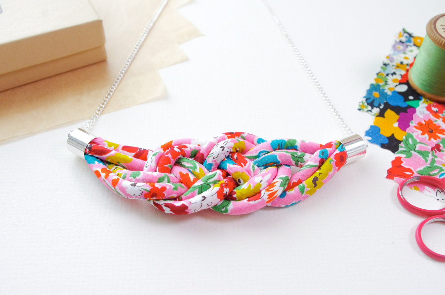 Josephine Knot Pendant - California Bloom