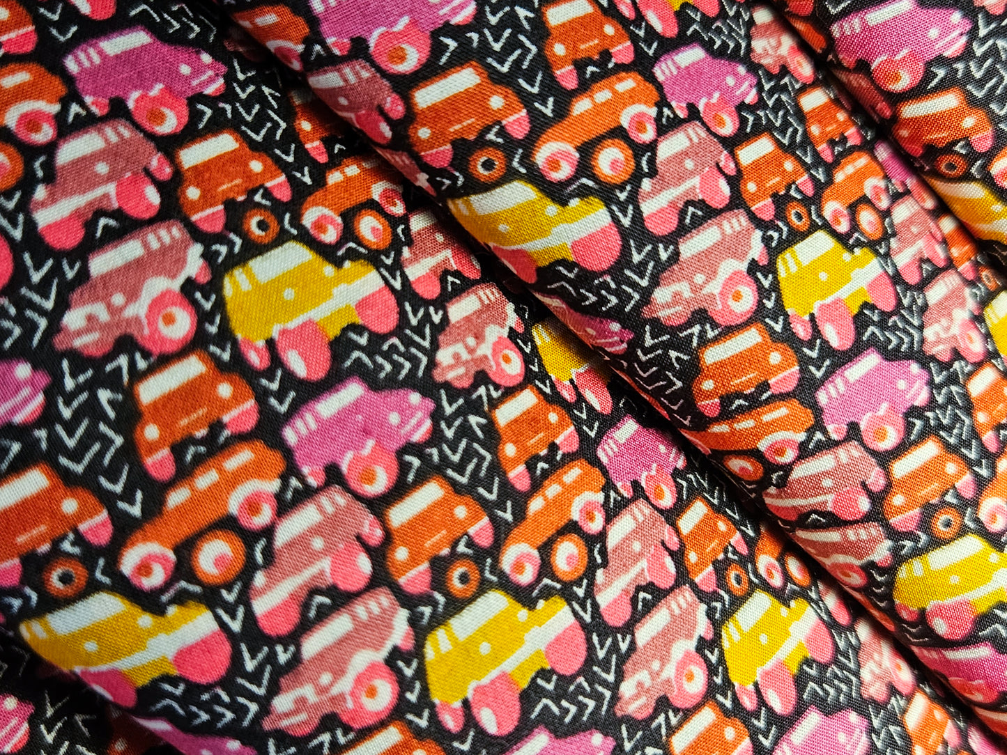Tana Lawn Fabric - Hunter Truck