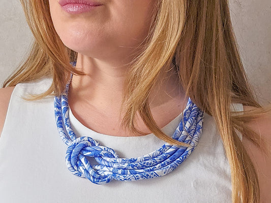 Reef Knot Necklace - Forest