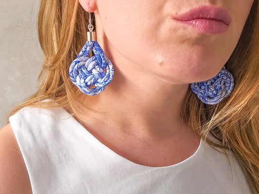 Basket Knot Earrings - City