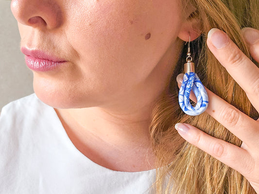 Teardrop Earrings - City