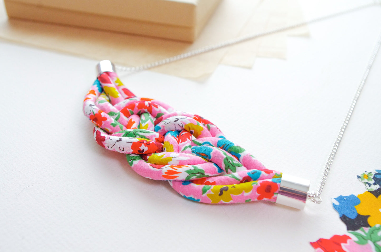 Josephine Knot Pendant - California Bloom