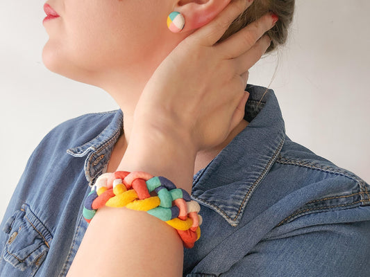 Braid Bangle - Deck Chair