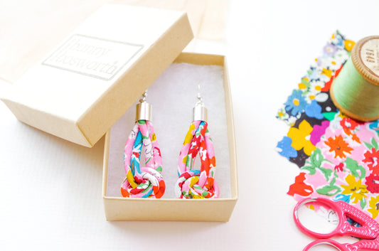 Basket Knot Earrings - California Bloom