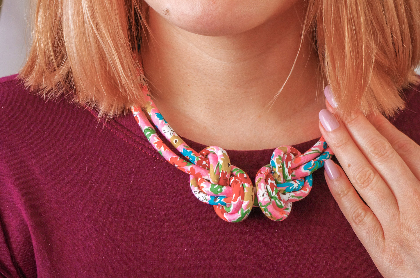Eight Knot Necklace - California Bloom