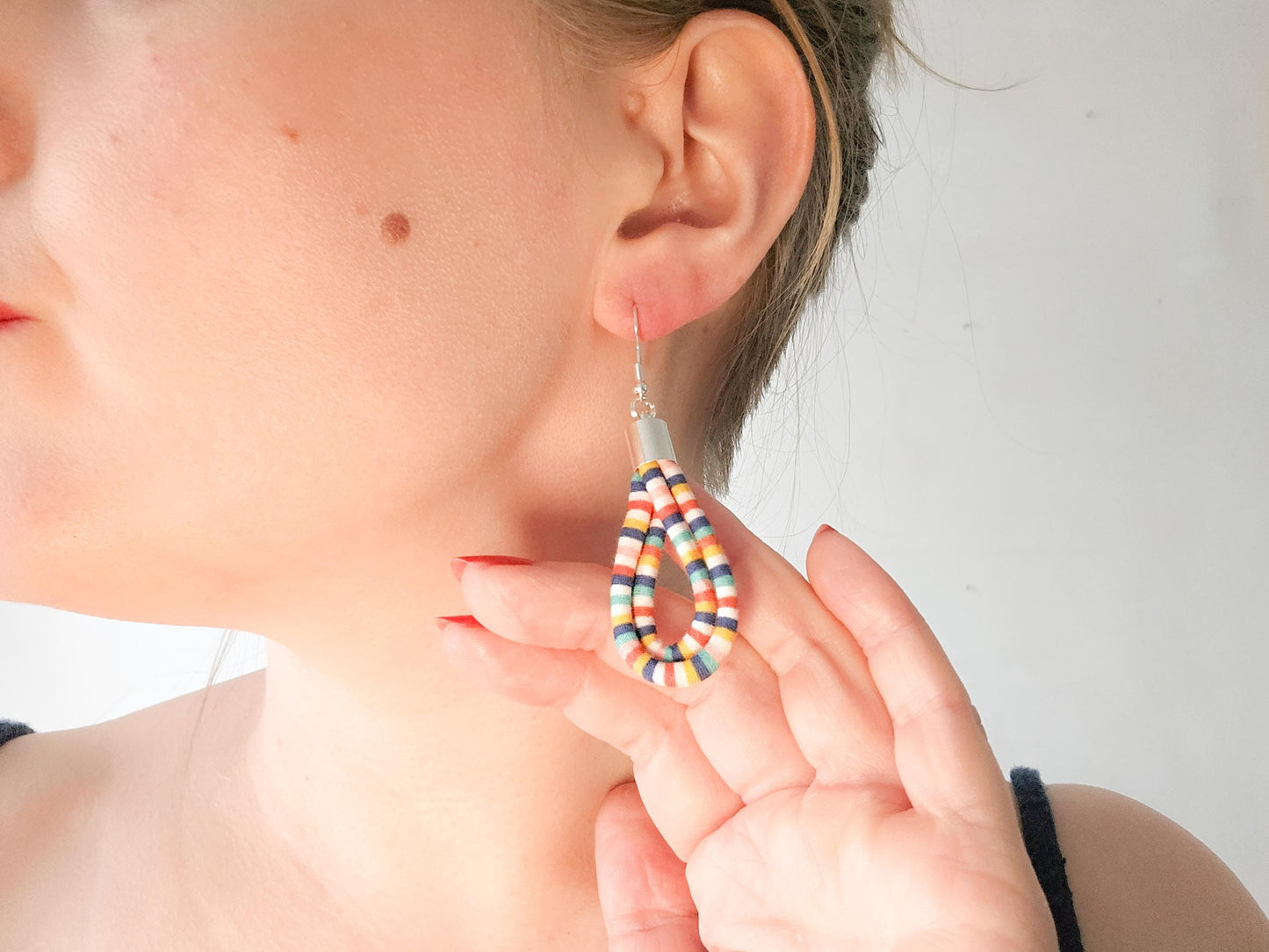 Teardrop Earrings - Candy