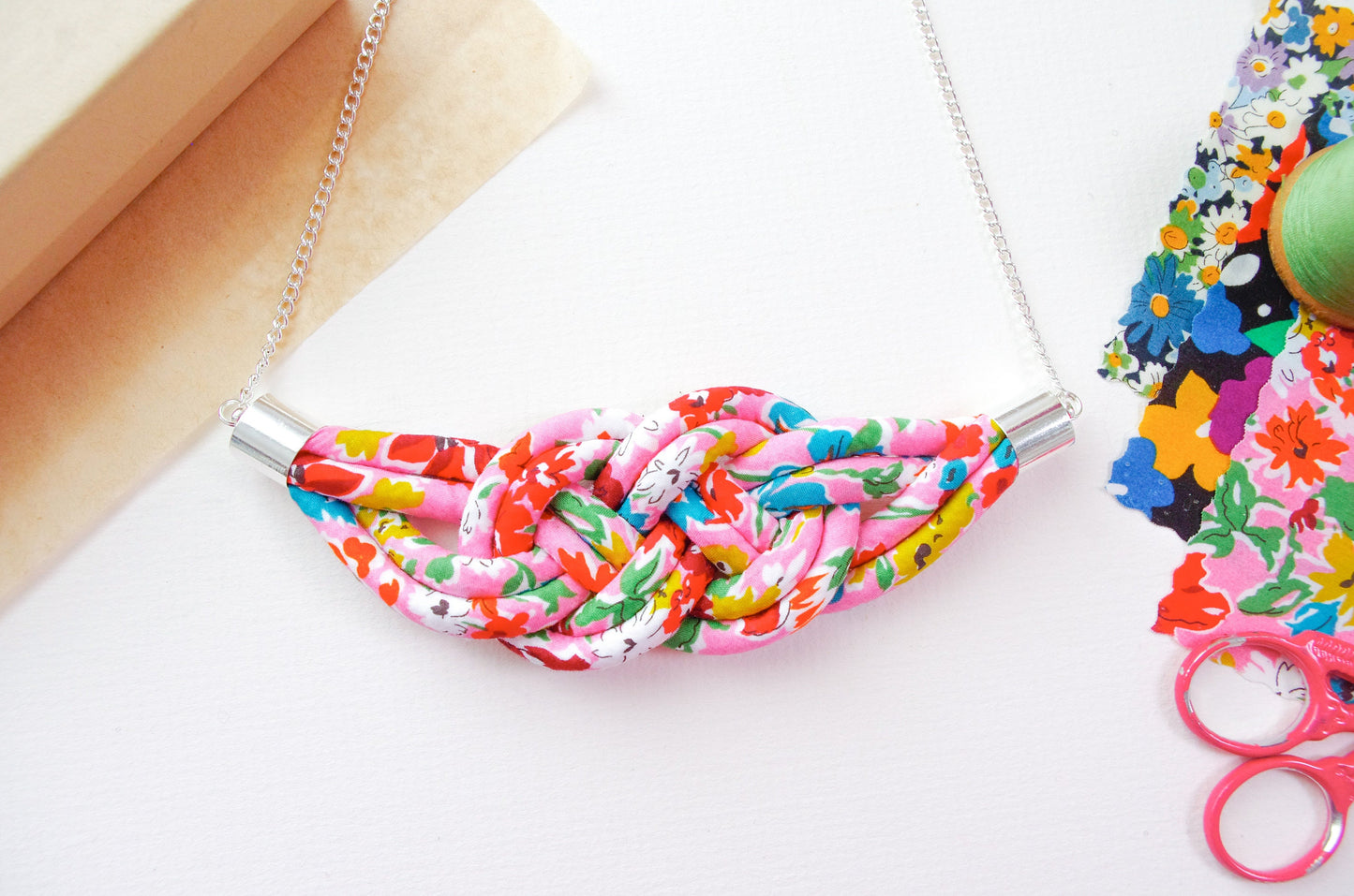 Josephine Knot Pendant - California Bloom