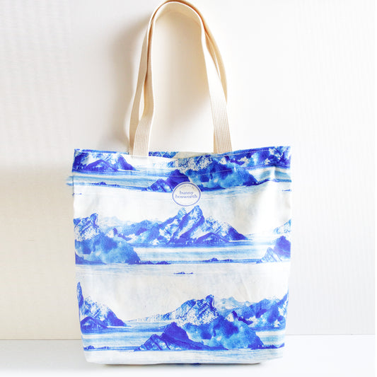 Cotton Tote Bag - Sea