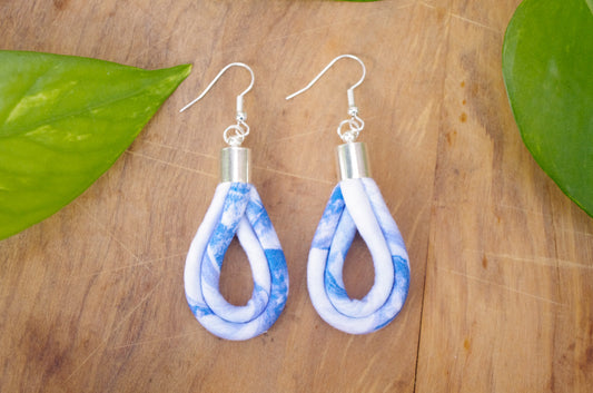 Teardrop Earrings - Sea