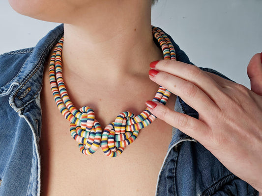 Eight Knot Necklace - Candy