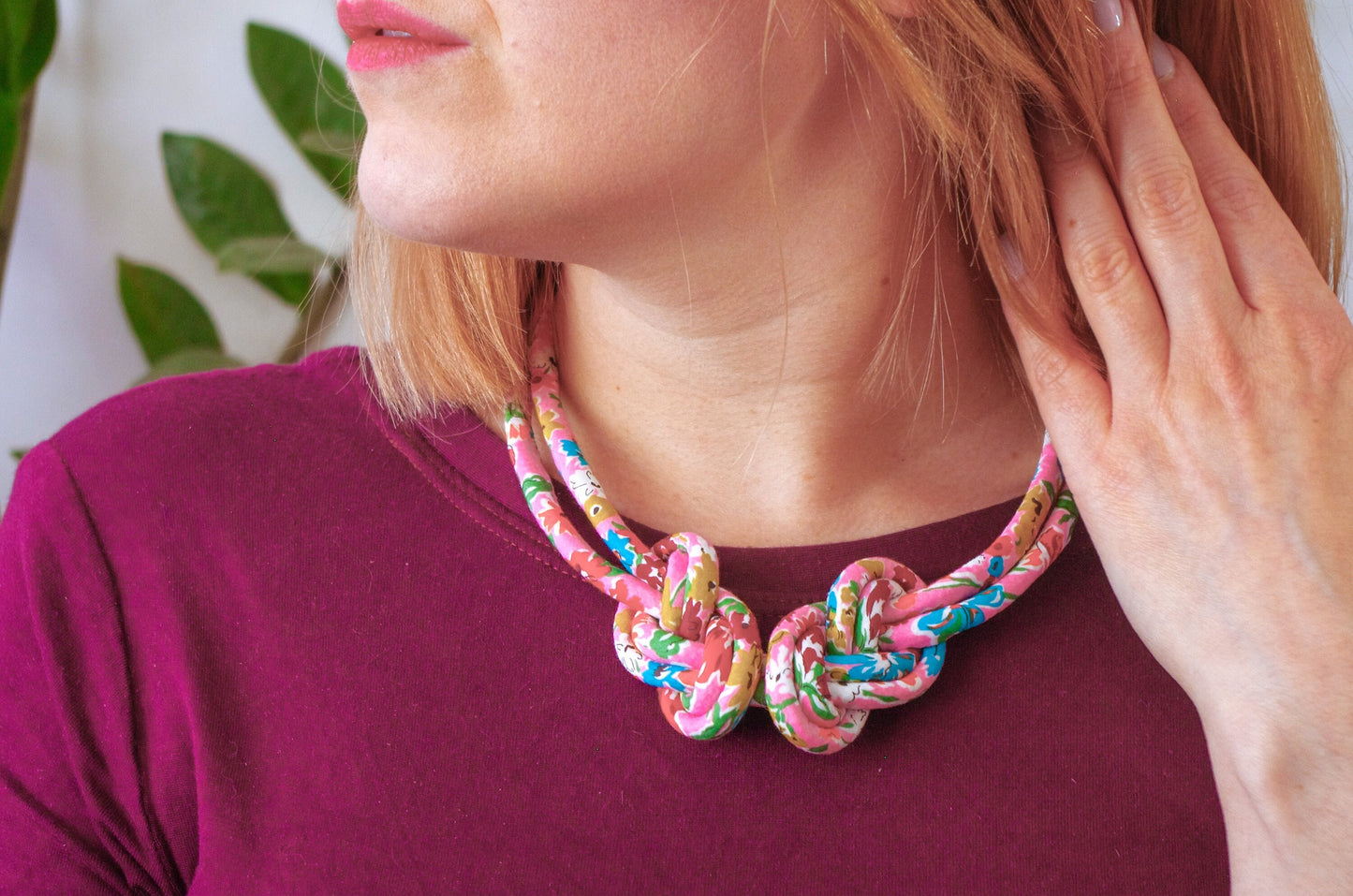 Eight Knot Necklace - California Bloom