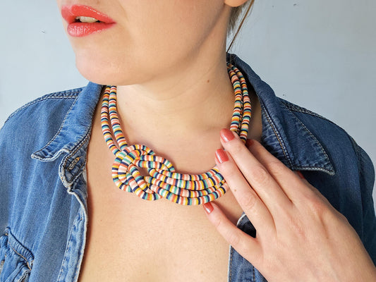 Reef Knot Necklace - Candy